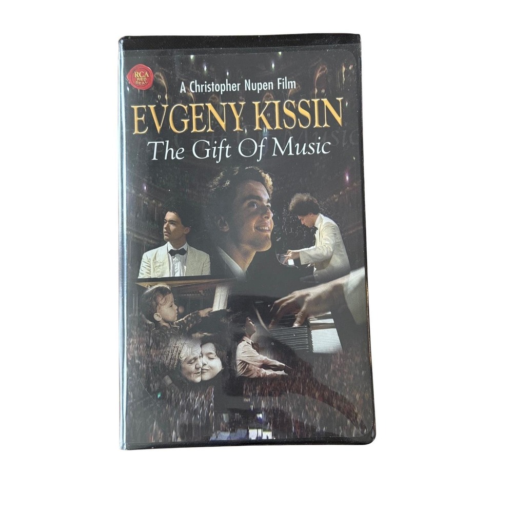 RCA Evgeny Kissin The Gift Of Music VHS Documentary NTSC Black‎